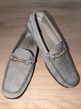 Men’s Riomar Driver Loafer Size 12 - Grey Natural Leather